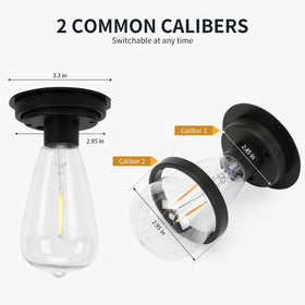 MLKNK lantern hook included lets you hang the light as a standalone lantern.
