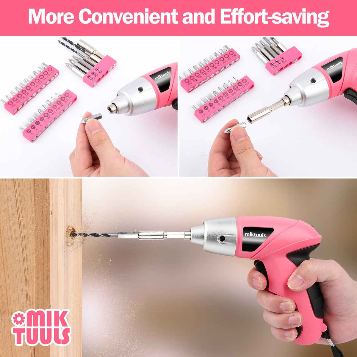 MLKTUULS 6-inch nose pliers for precise gripping and twisting.