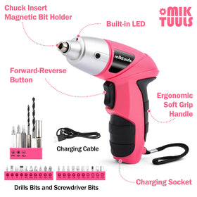 MLKTUULS 8oz claw hammer for driving nails with control.