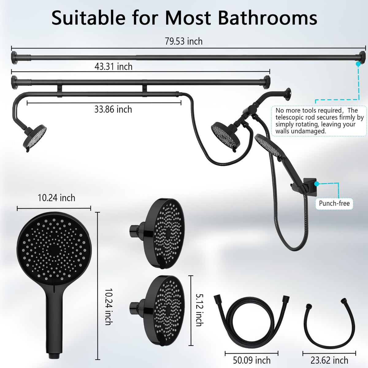 MLLNFUE quick, tool-free installation in minutes.