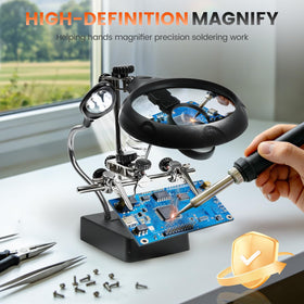 mlogiroa desk magnifier offers versatile micro-task assistance