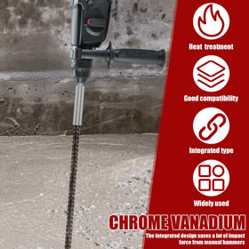 MLYNZXJSY chrome vanadium steel driver delivers lasting durability.