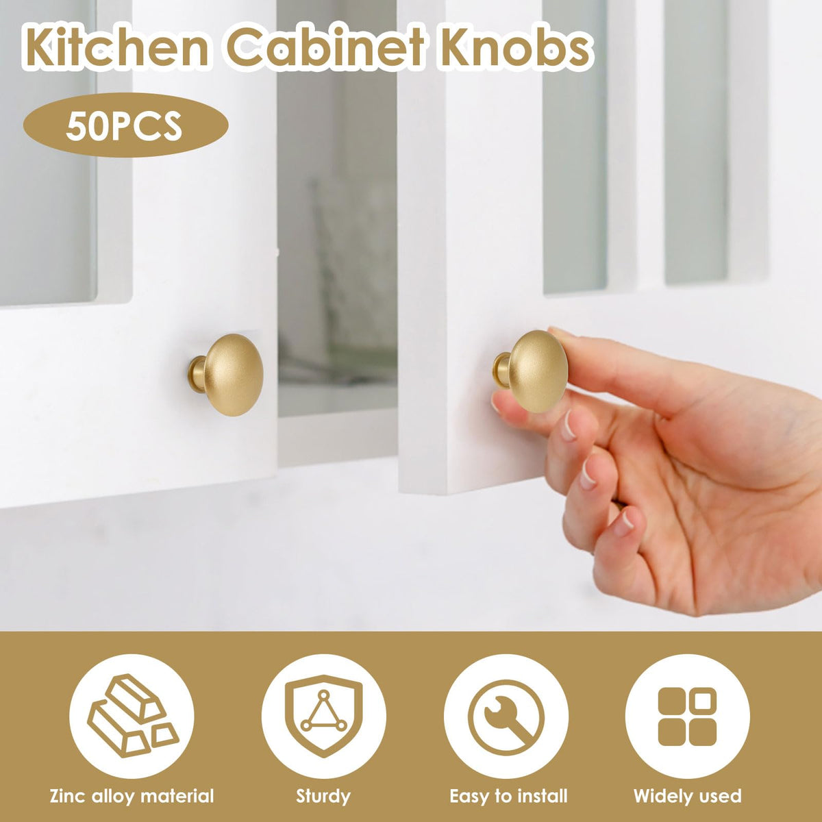 MLYNZXJSY dresser drawer knob close-up showing smooth finish