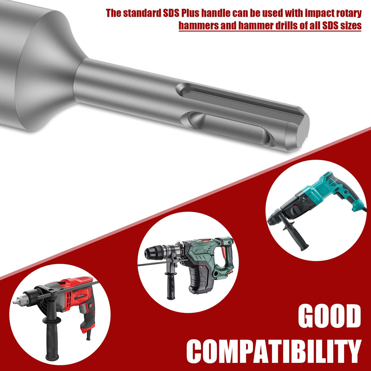MLYNZXJSY easy-install ground rod driver reduces hammer impact.