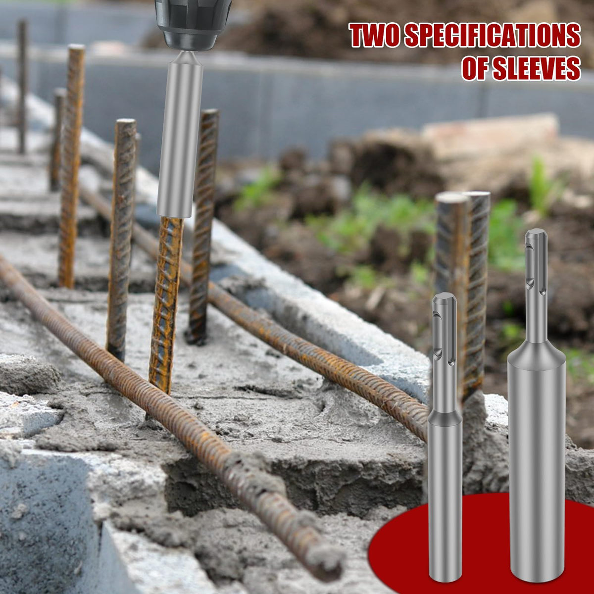 MLYNZXJSY in-use installation of a ground rod with this tool.