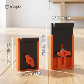 M MEEPO spacers with inch and mm markings for quick setup