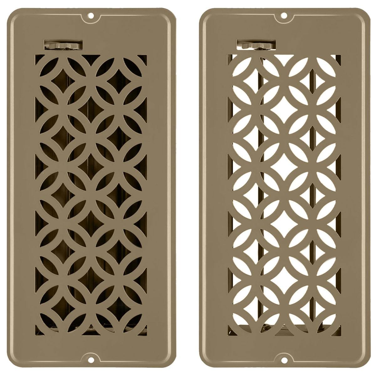 MMFSF floor vent cover 4x10 in durable walkable steel for busy floors