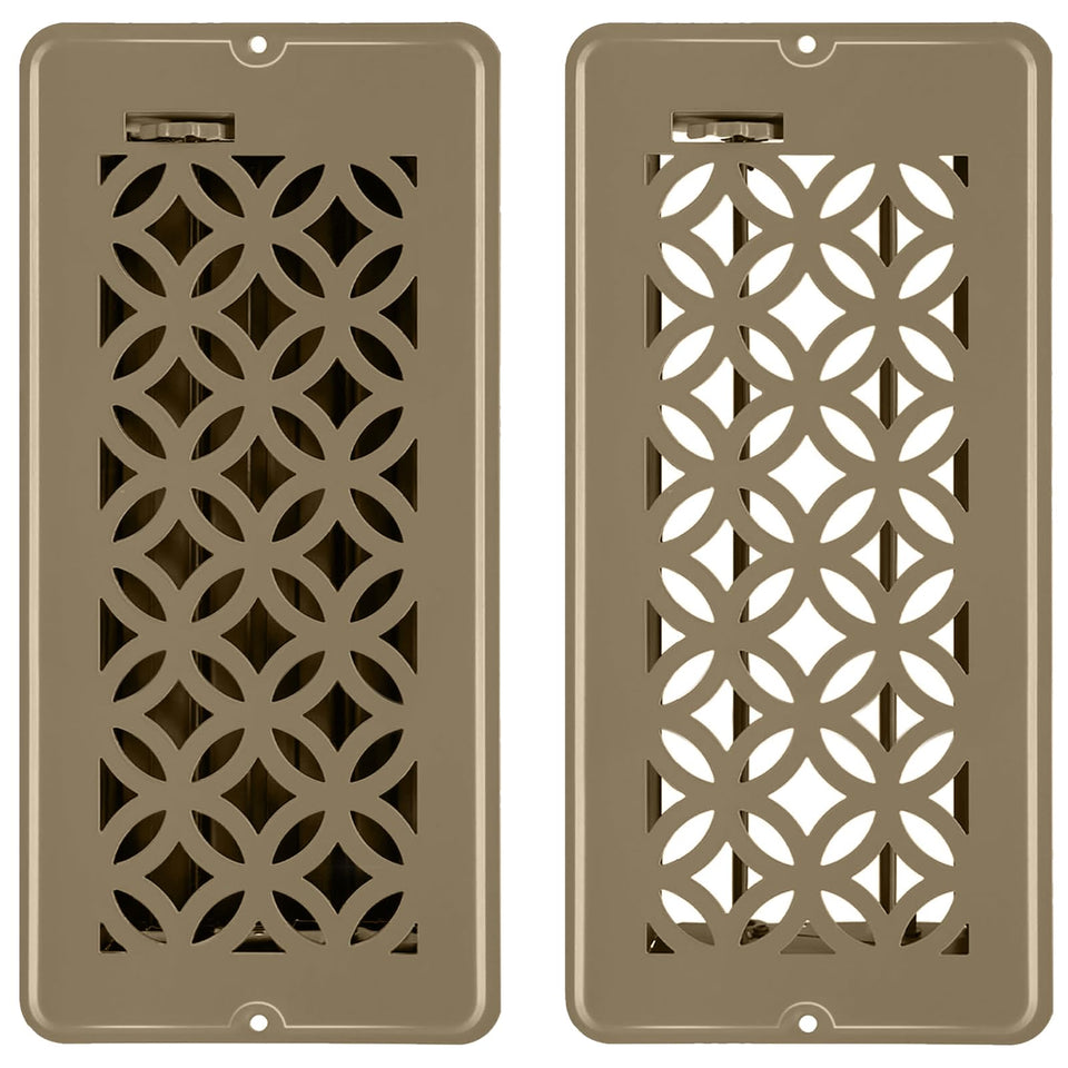 MMFSF floor vent cover 4x10 in durable walkable steel for busy floors