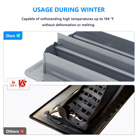MMFSF vent cover cleaning with damp cloth for easy maintenance