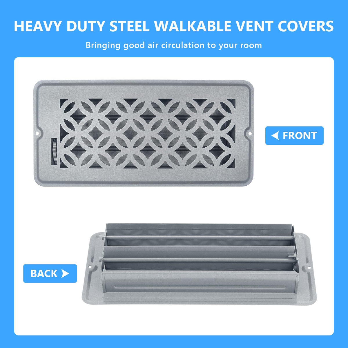MMFSF easy-install vent cover shown without tools for quick setup