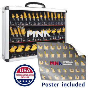 MNA branding on the sturdy case signaling a professional grade kit.