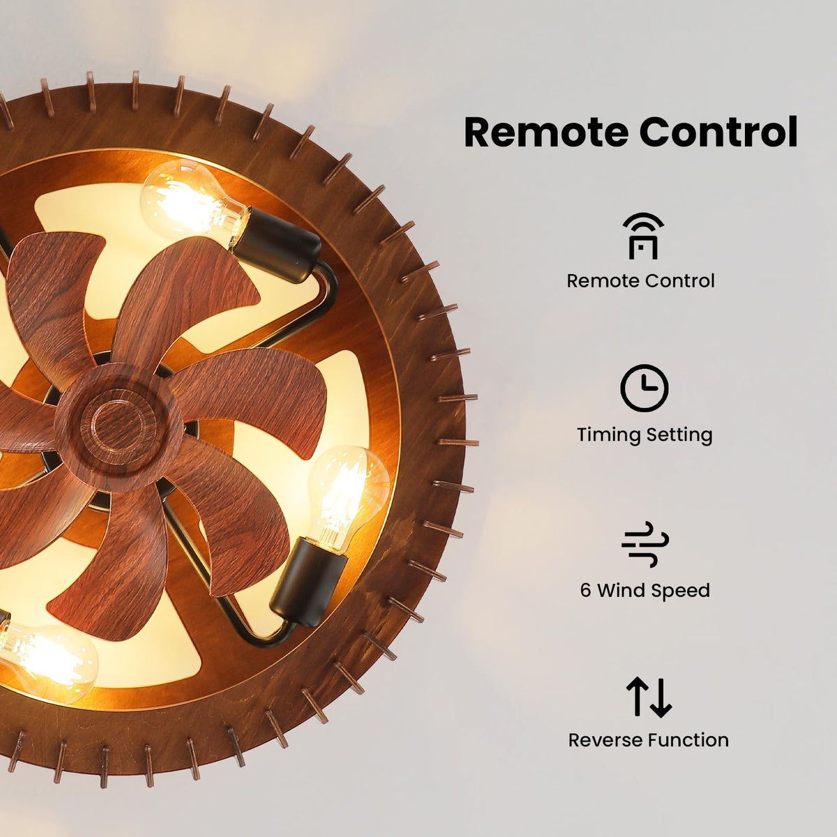 mnikopE quiet DC motor keeps living spaces peacefully comfortable