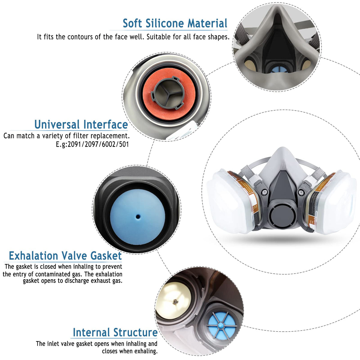 moaron dual-filtration system eases breathing during grinding or cutting