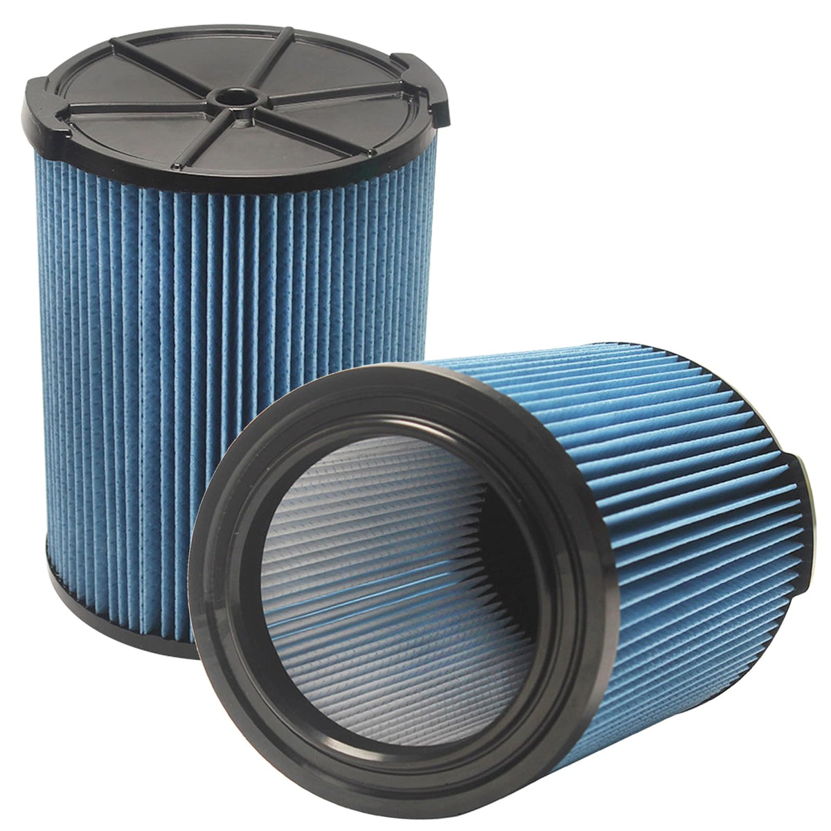Mochenli VF5000 filter pack 2 for Ridgid vacuums, ready for wet/dry use.