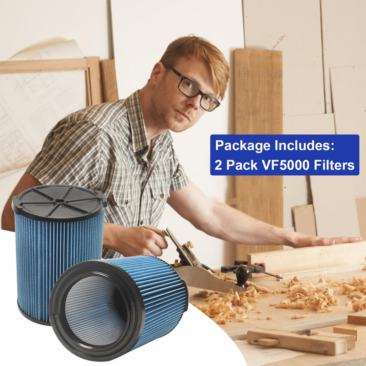 Two-pack packaging ensures ready replacement when needed.