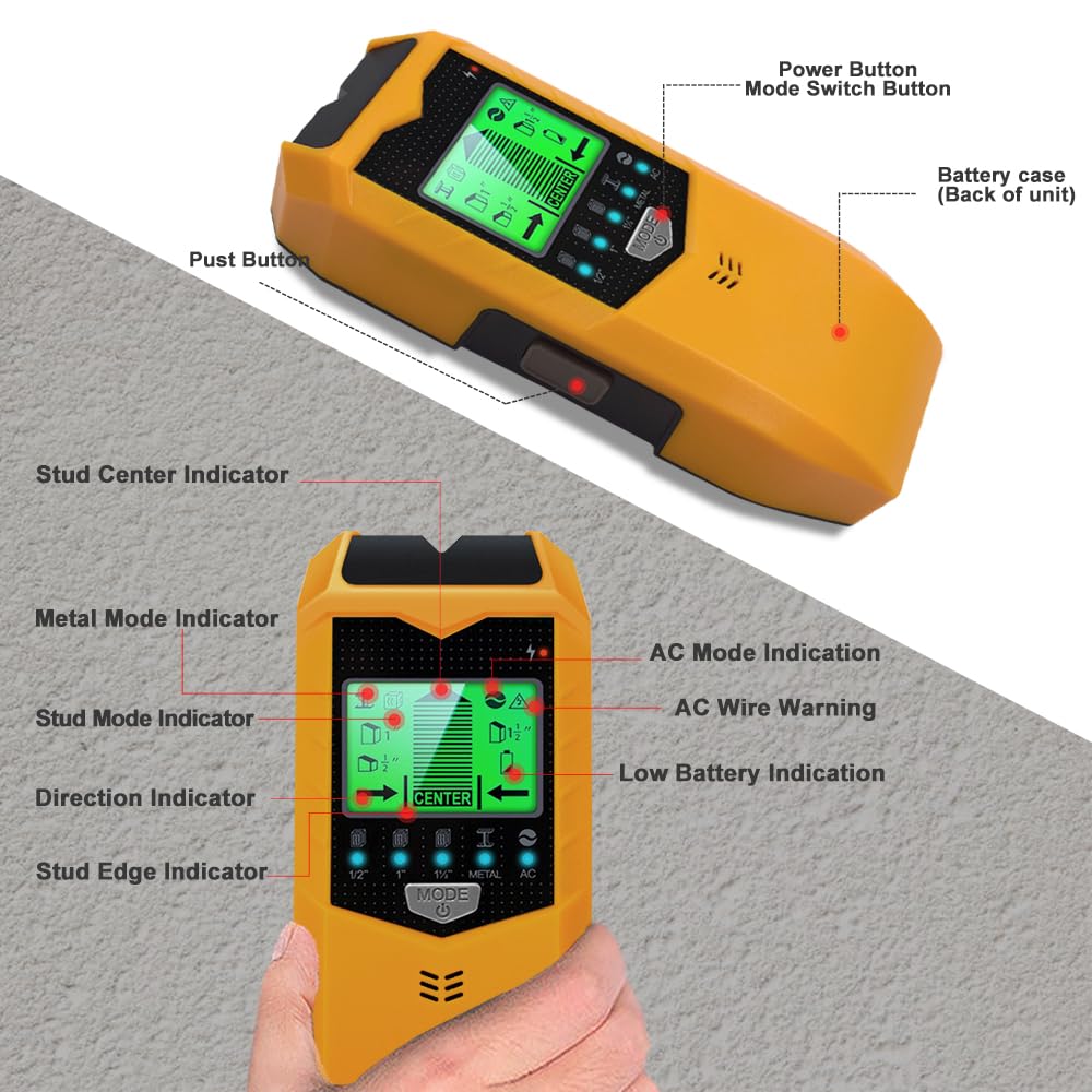 MOCITA SH402 AC wire detection reveals live wires safely.