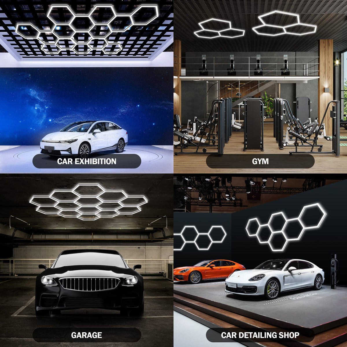 MODERN Hexagon LED Light includes a 2-year warranty for peace of mind.