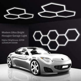 MODERN Hexagon LED Light accessories kit supports versatile installation.