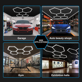 MODERN Hexagon setup supports up to 15 connected hexagons for scalable layouts