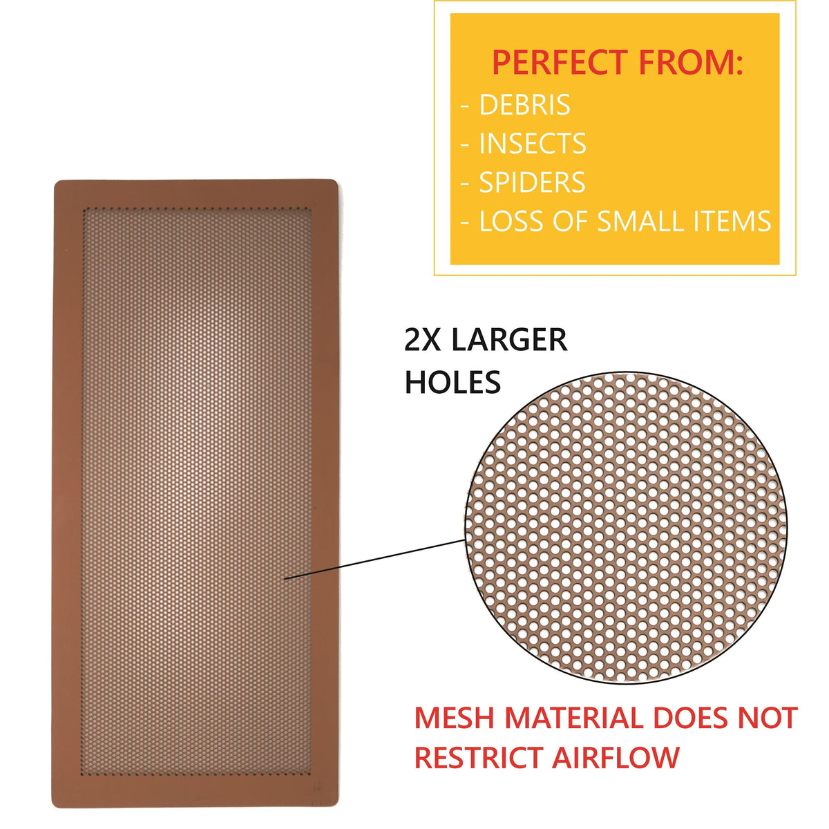 MODERN WAVE 5-pack vent covers enables multi-vent protection in any room.