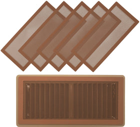 MODERN WAVE brown vent screen 5x11 cover protects from debris and small objects.