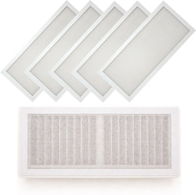 Modern Wave extra-strong magnetic vent cover installed on a white floor vent.