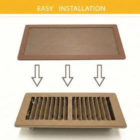 MODERN WAVE magnetic screen for 4x12 registers, durable and simple cleaning.