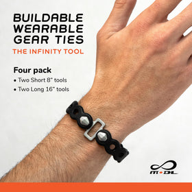 MODL Infinity Tool 2.0 flexible straps on gear enable versatile attachment