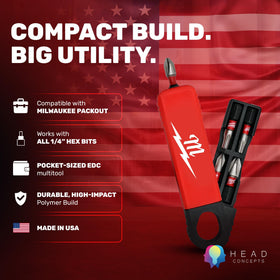 MODOUT built-in precision screwdriver set for quick on-site tweaks