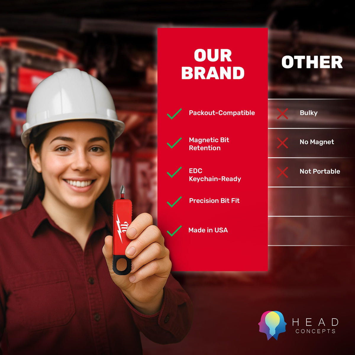 MODOUT heavy-duty construction highlights durable polymer and reinforced steel