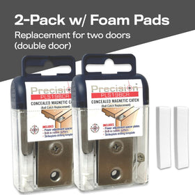 MODTION catch mounted on a door during installation