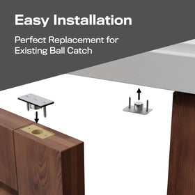 MODTION magnetic door catch packaging highlighting 2-pack and patent