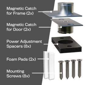 Silent closure demonstrated on interior double doors with MODTION