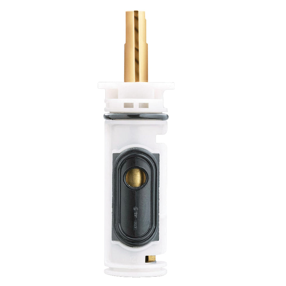 Moen 1222 replacement cartridge for Posi-Temp tub/shower ensures steady temperature control.