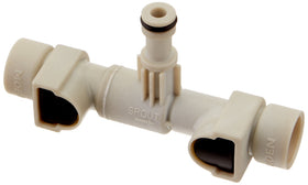 Moen 144578 chrome diverter kit front view demonstrates durable plumbing upgrade for easier shower-tub switching.