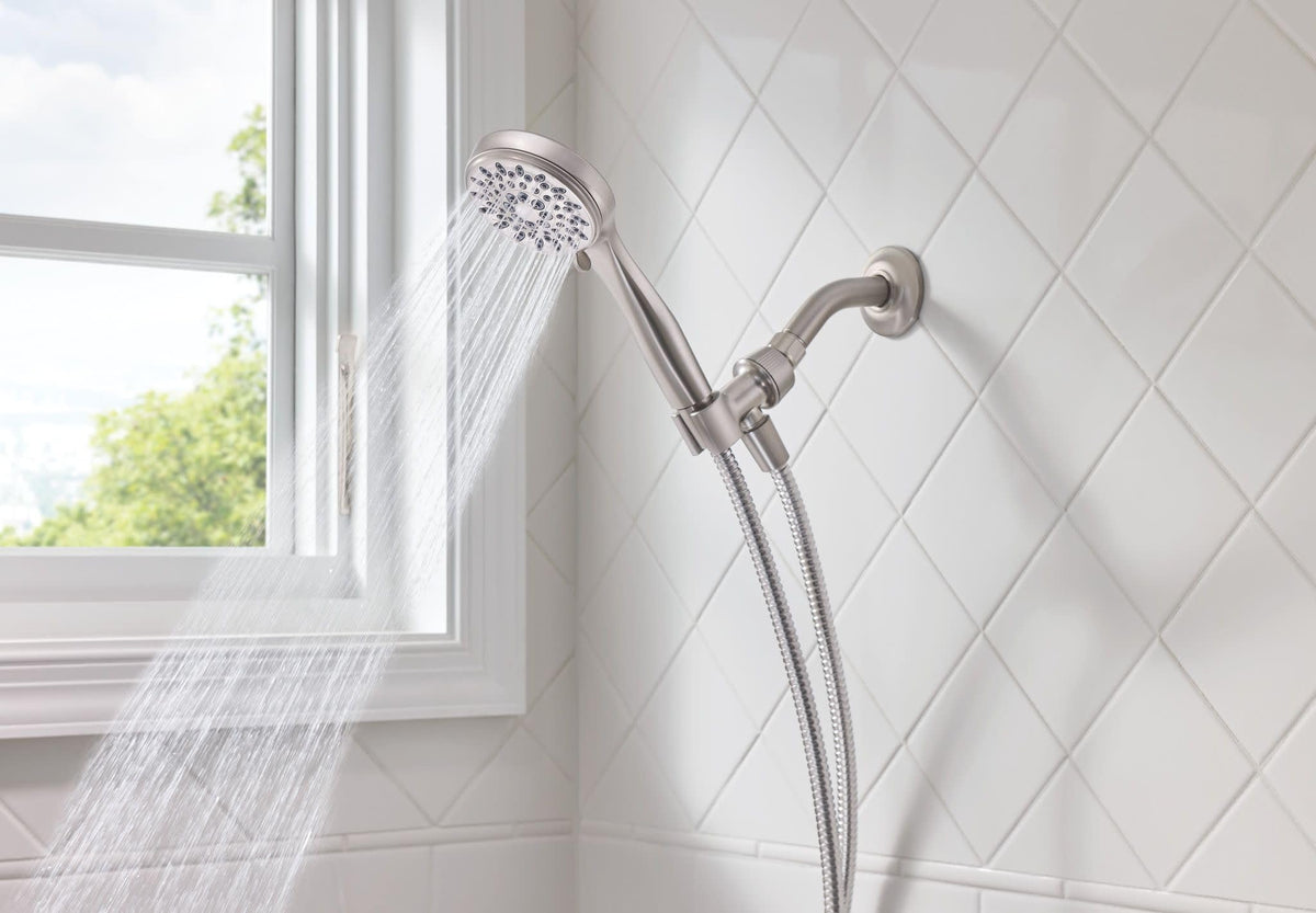 Moen 20091SRN massage spray provides targeted relief and invigorating showers.