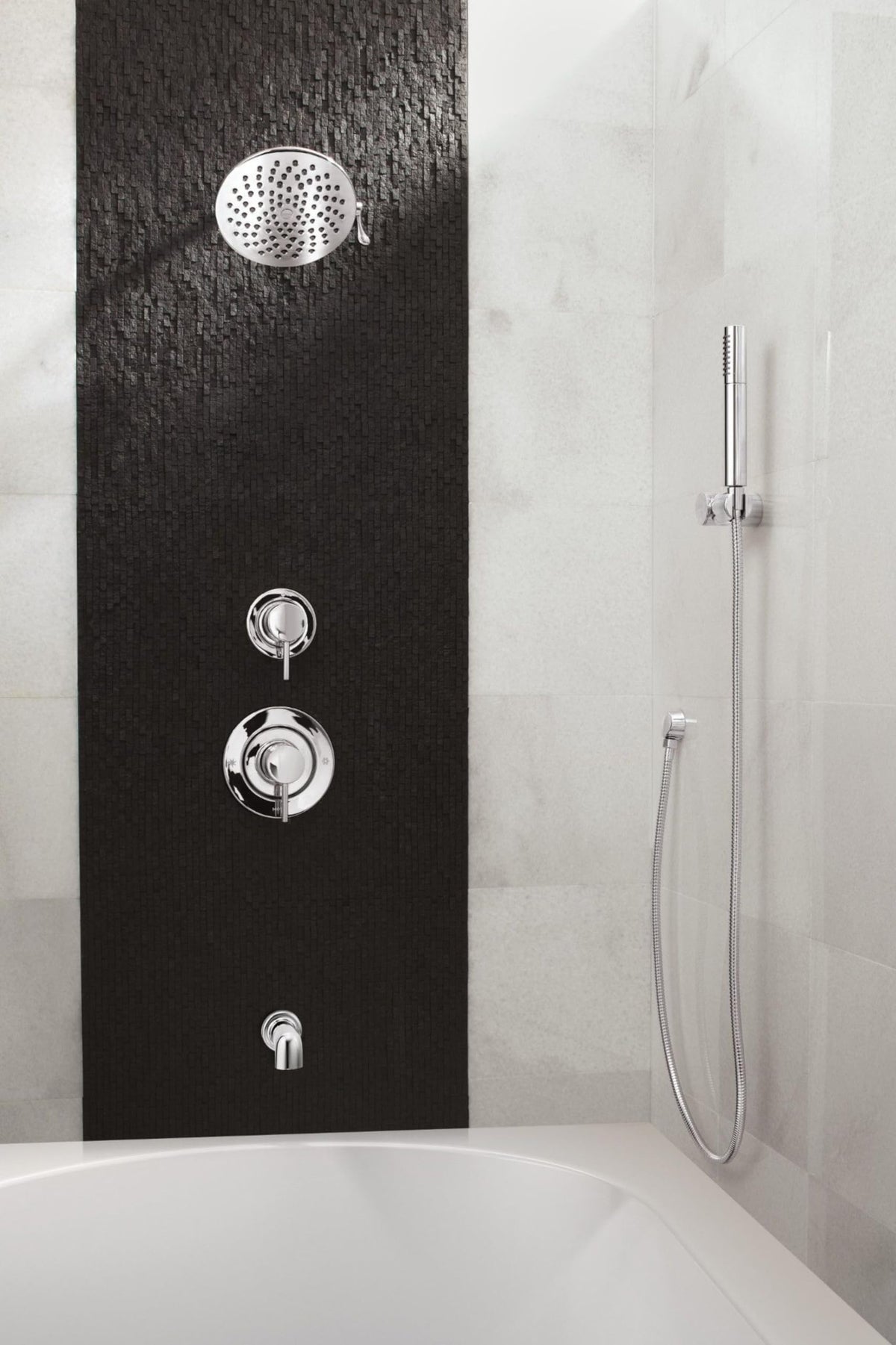 Moen A725 chrome finish drop ell highlights reflective surface