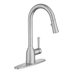 Moen Adler pull-down sprayer for flexible kitchen spraying.