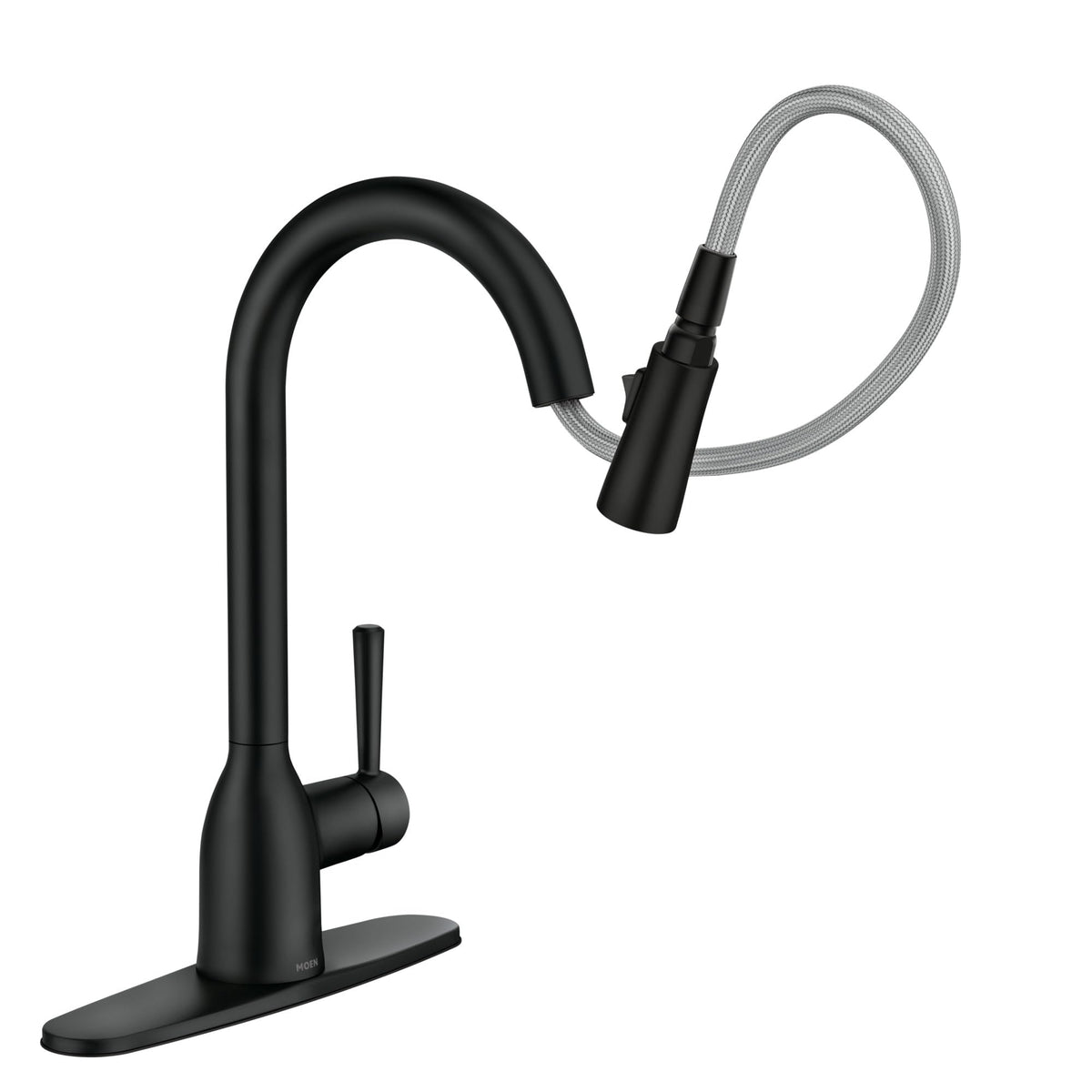 Moen Adler Reflex system enables smooth, controlled spray head movement.