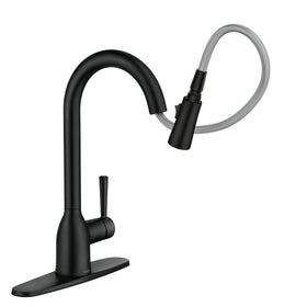 Moen Adler Reflex system enables smooth, controlled spray head movement.