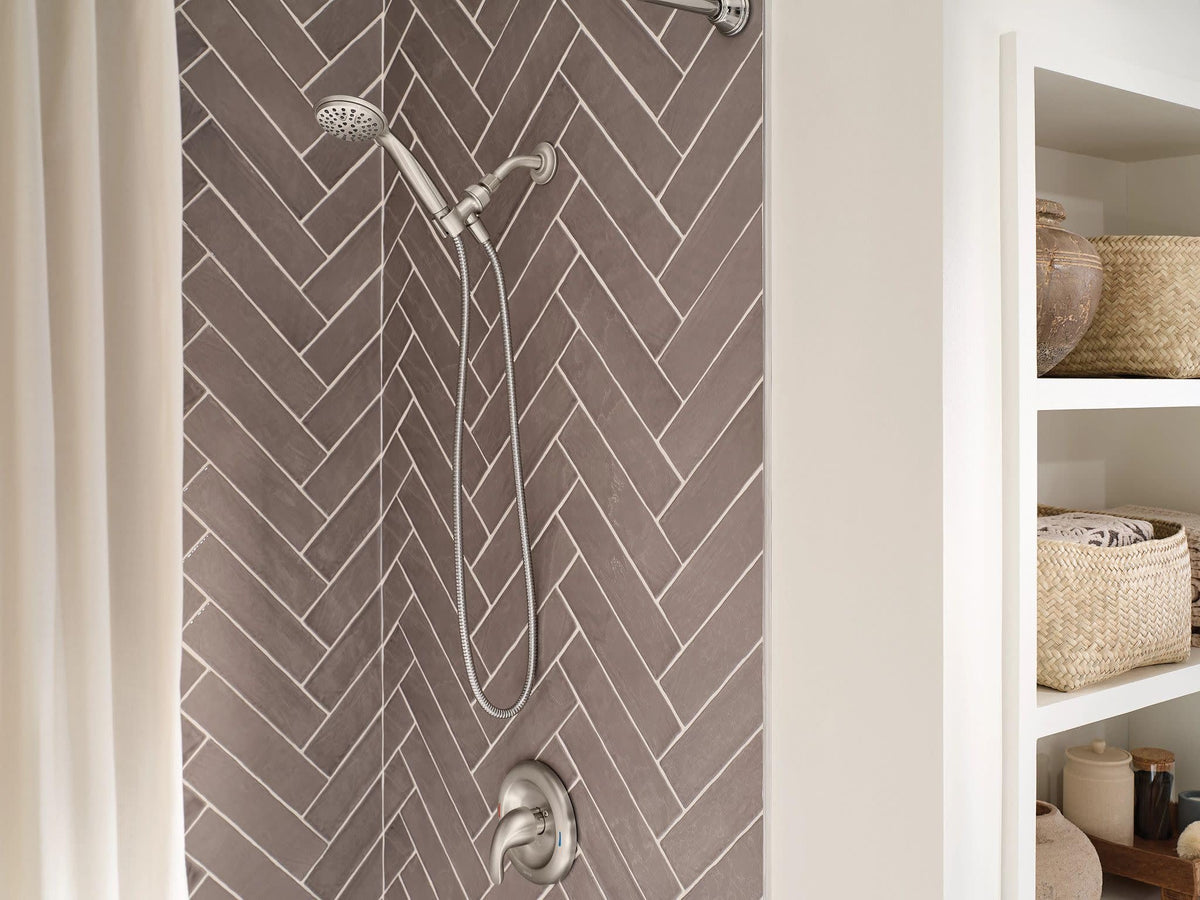 Moen Attune downpour spray setting for spa-like showers.