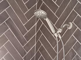 Moen Attune ergonomic grip for comfortable handling.