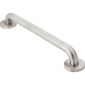 Moen 12-inch grab bar with concealed screws for a clean, secure installation.