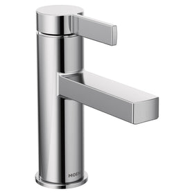 Moen Beric chrome faucet spout with high arc for easy handwashing.