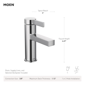 Moen Beric WaterSense certified feature supports efficient water use.