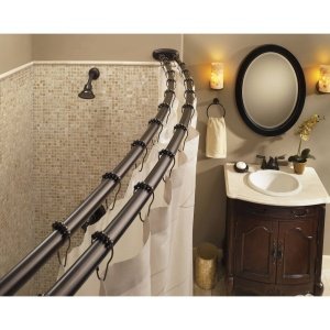 Moen Brantford chrome lever handles for precise temperature control