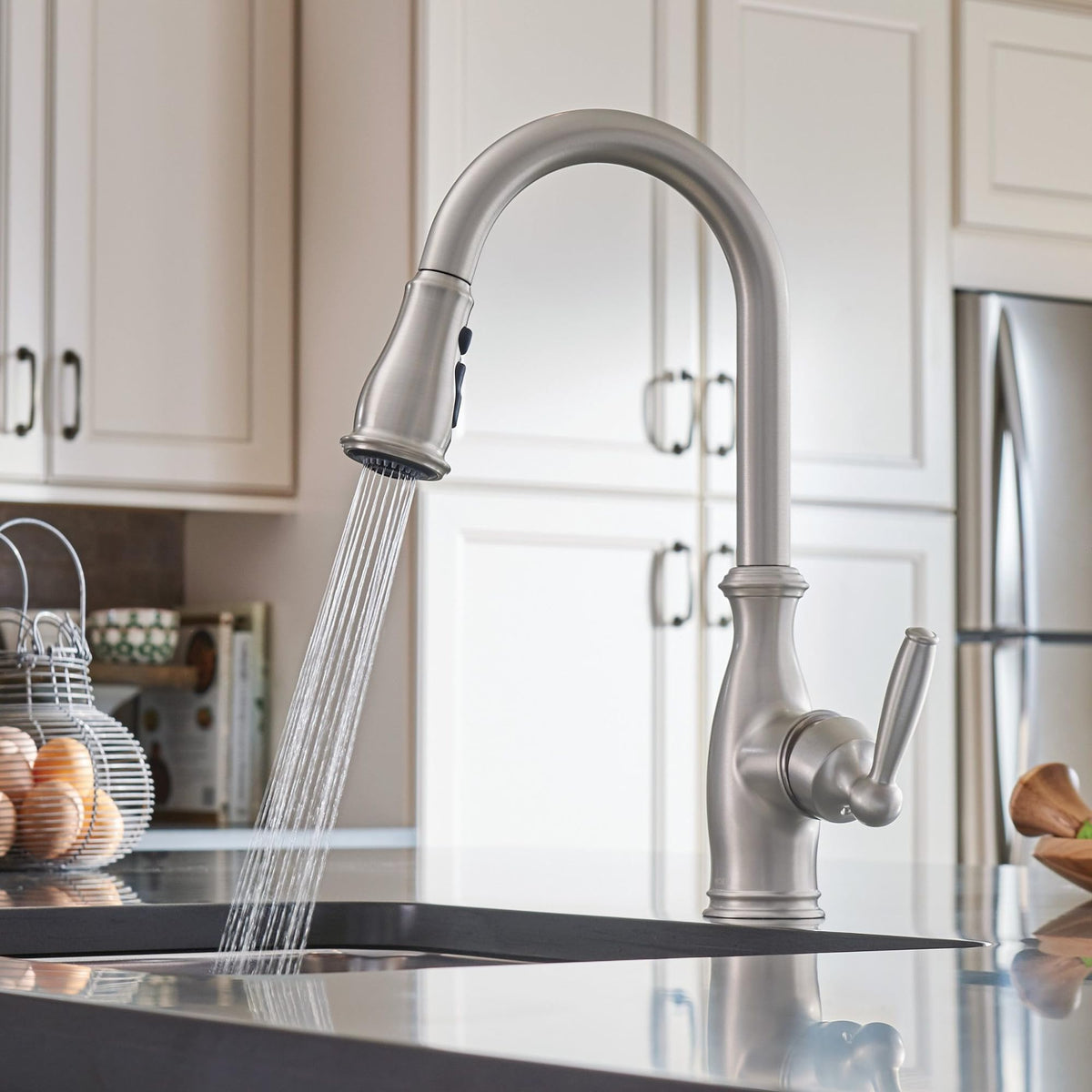Moen Brantford duralock-quick-connect simplifies installation