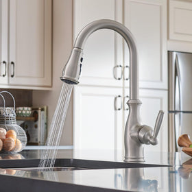Moen Brantford duralock-quick-connect simplifies installation
