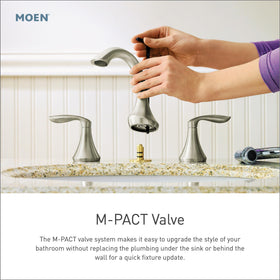 Moen Brantford drain assembly included for quick installation