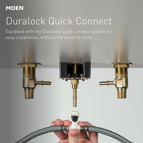 Moen Brantford valve included ensuring a complete setup